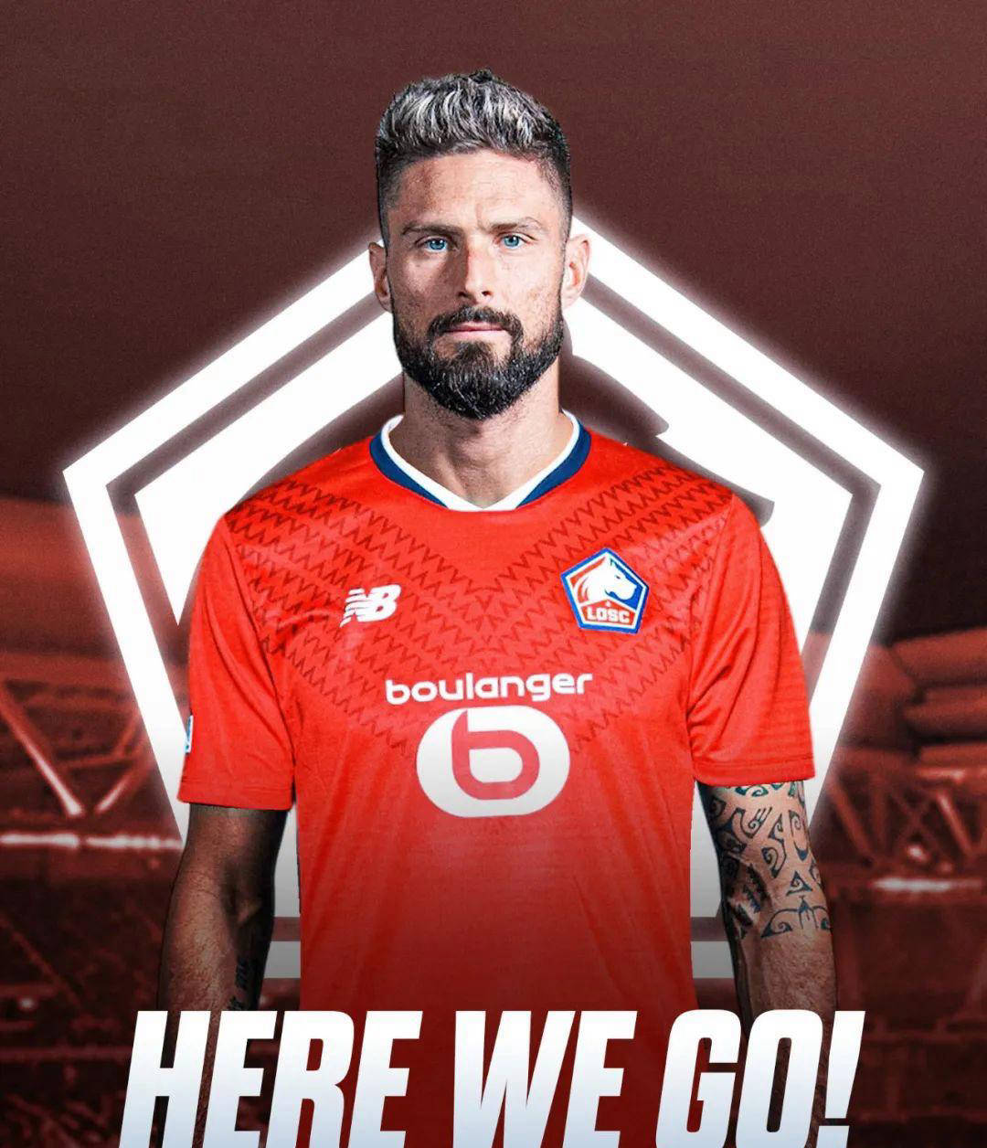 吉鲁回归首秀！布雷斯特迎战里尔